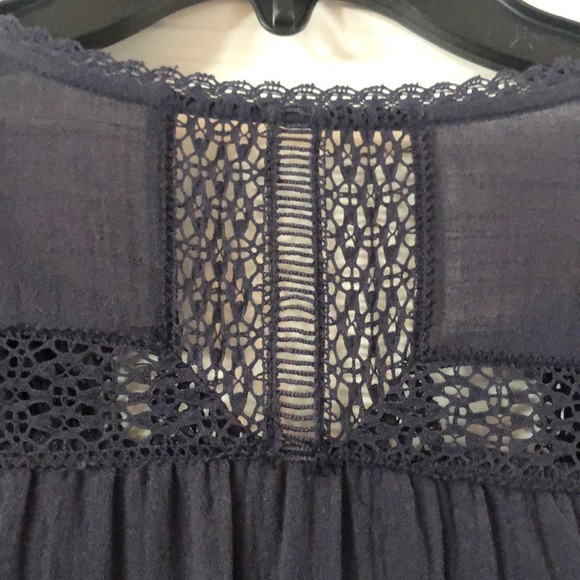 Rebecca Taylor navy cotton shift dress - Picture 4 of 6